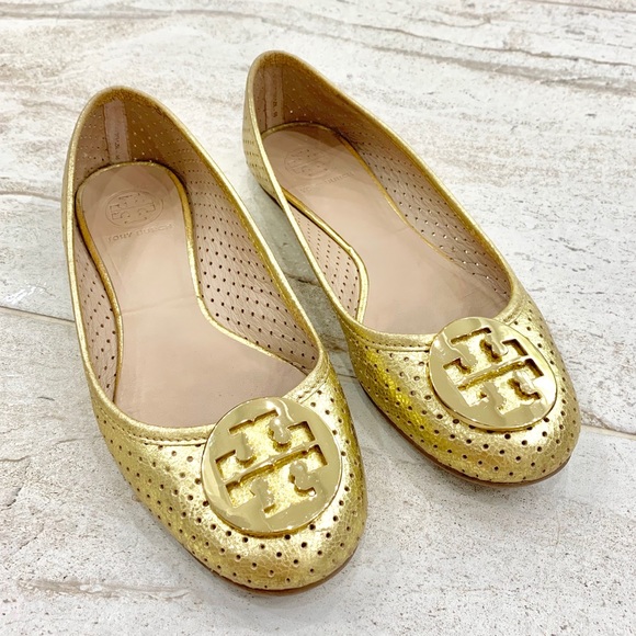 Tory Burch Shoes - TORY BURCH Perforated Reva flats